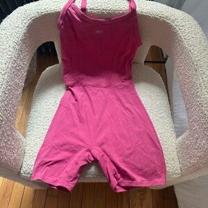 SET Active hot pink sports body one piece